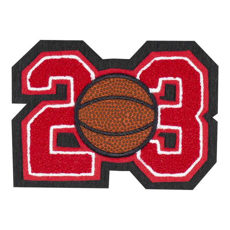 LJ7008BK: 2 Digit Jersey Number - Chenille with Symbol - Sport Touch - Basketball